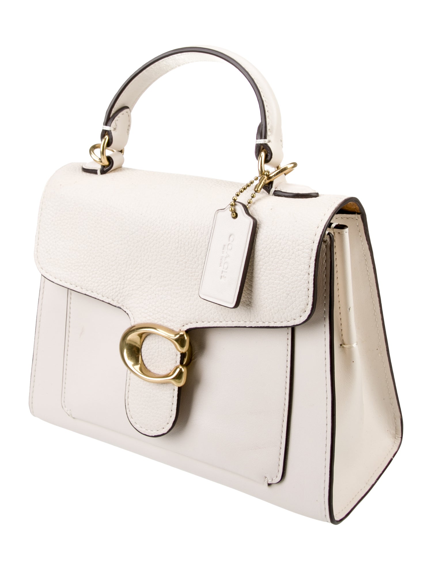 Coach Leather Top Handle Bag
